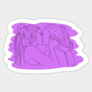 the wilds shelby and toni Sticker